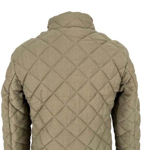 Market & Spruce Quilted Field Jacket Olive Green Size Small NWT - Picture 4 of 11